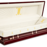 Long Life Ashley Casket Open