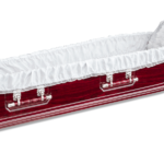 Davidson Rosewood Coffin Open