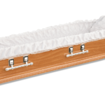 Richmond Teak Coffin Open