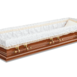 Viola Mahogany Casket Open