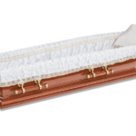 Viola Mahogany Coffin Open